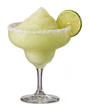 Styled drink cutout: Frozen Margarita