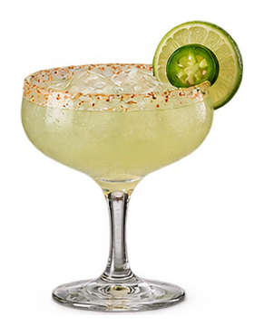 Styled drink cutout: Spicy Margarita